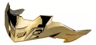 SPOILER/ALERON DORADO PARA CASCO OBSIDIAN